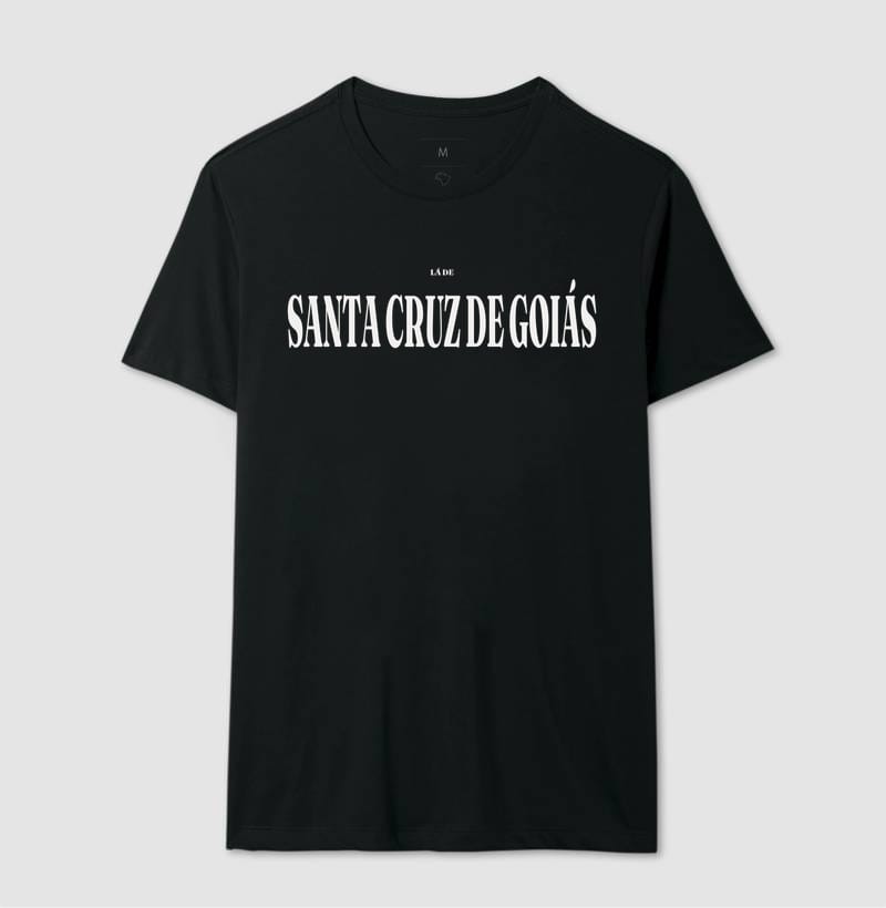 Camiseta Tipografia de Santa Cruz de Goiás