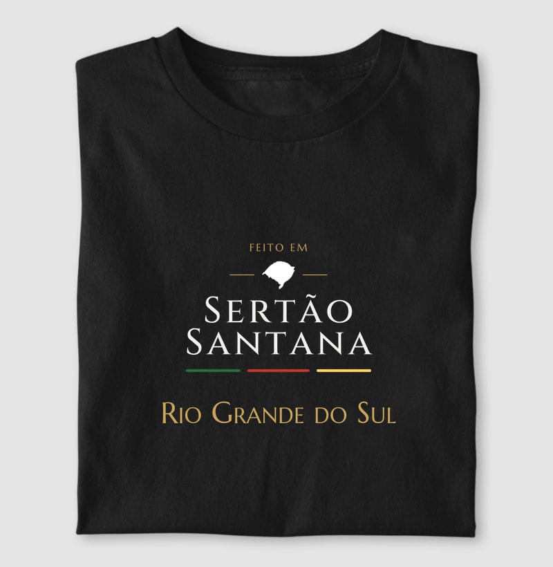 Camiseta Feito em de Sertão Santana