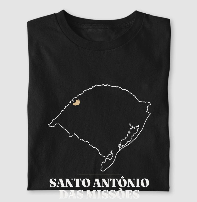 Camiseta Traço de Santo Antônio das Missões