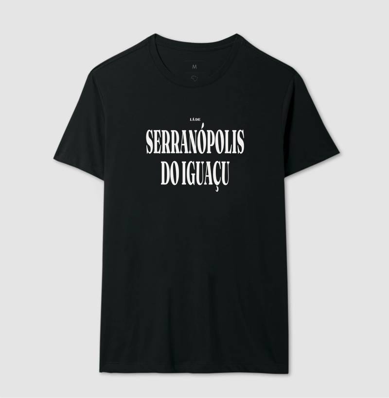 Camiseta Tipografia de Serranópolis do Iguaçu