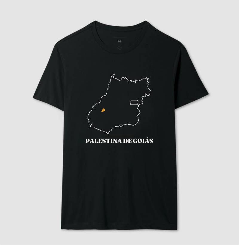 Camiseta Traço de Palestina de Goiás