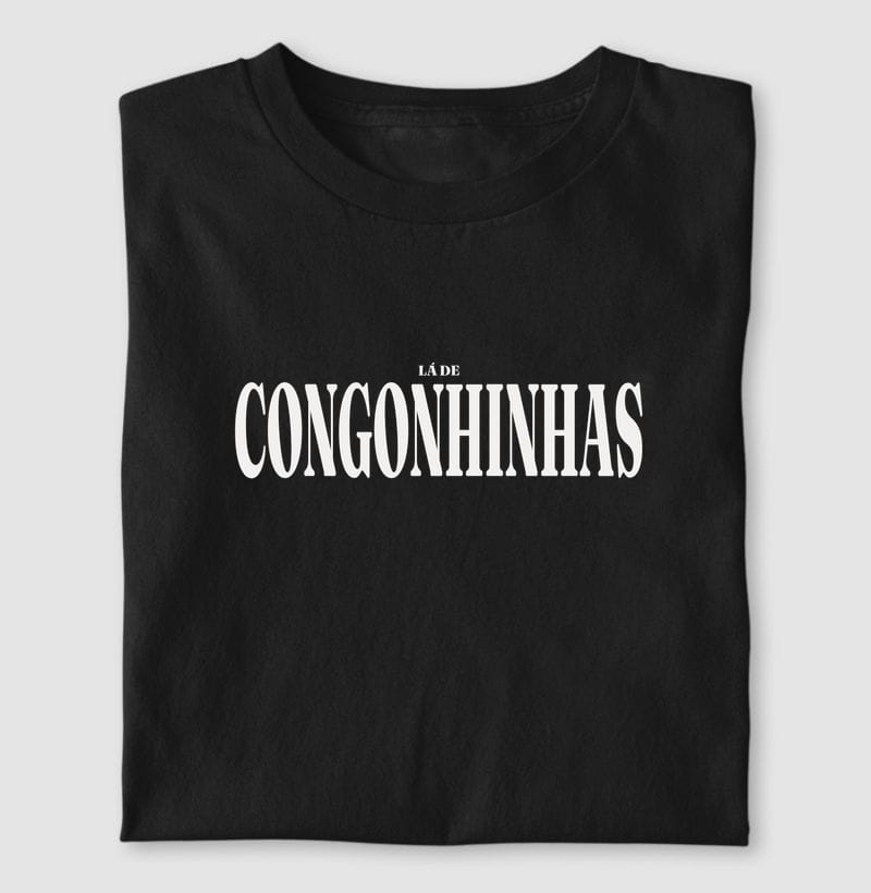 Camiseta Tipografia de Congonhinhas
