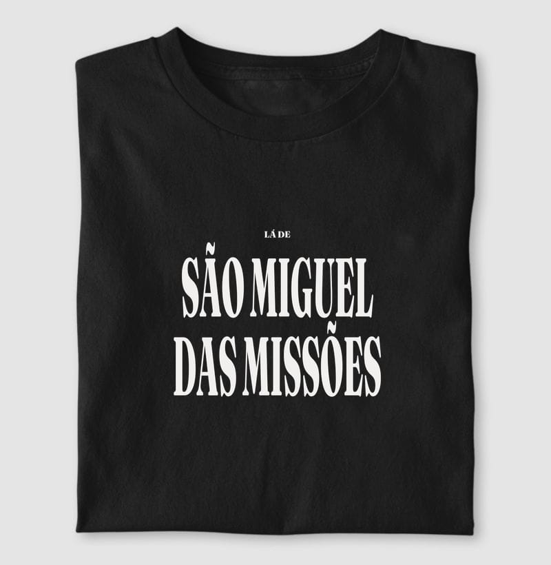 Camiseta Tipografia de São Miguel das Missões