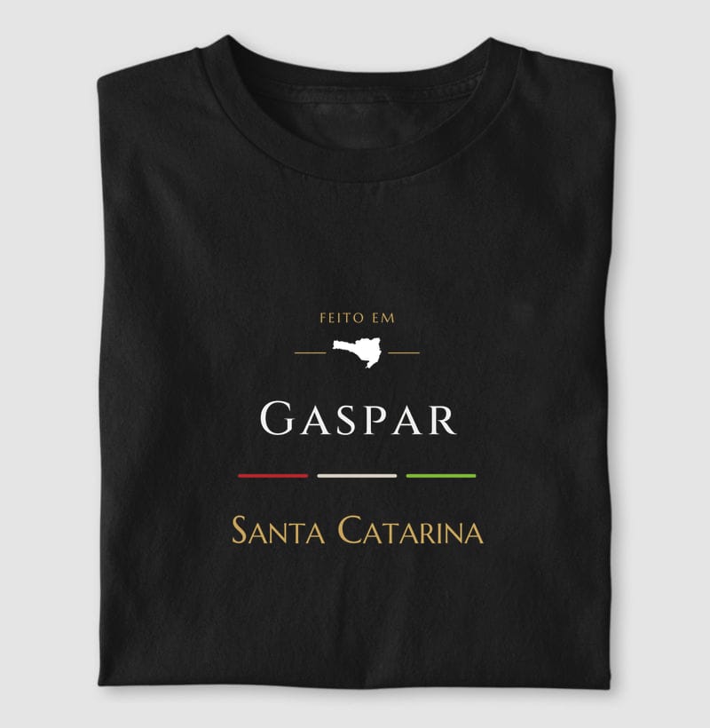 Camiseta Feito em de Gaspar