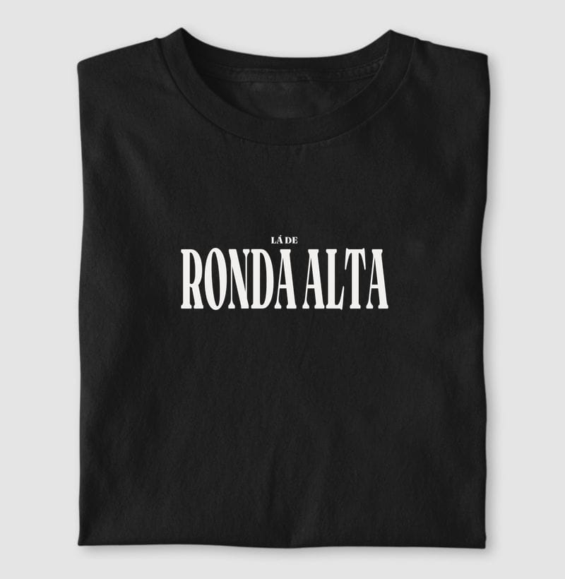 Camiseta Tipografia de Ronda Alta