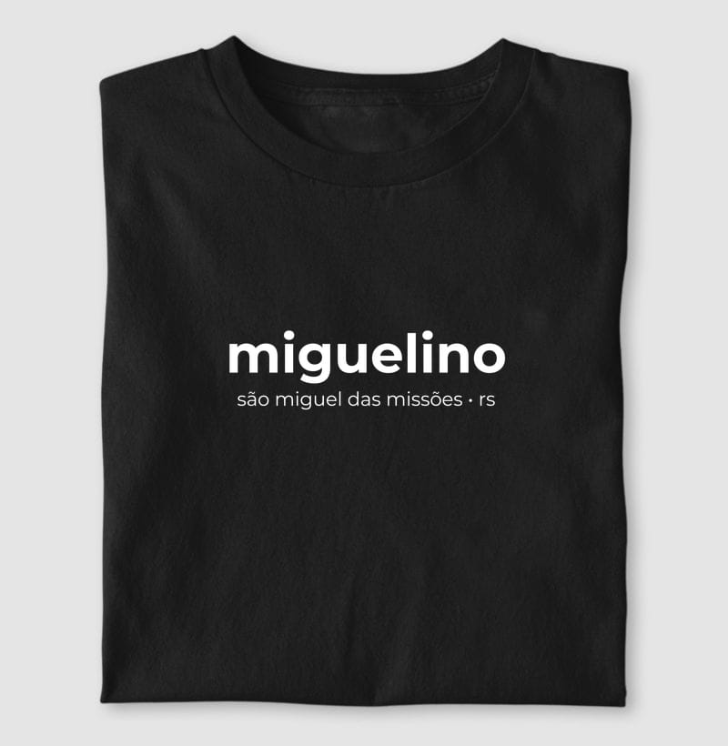Camiseta Gentílico de São Miguel das Missões