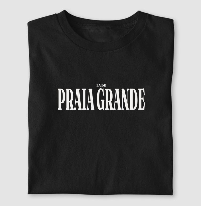 Camiseta Tipografia de Praia Grande