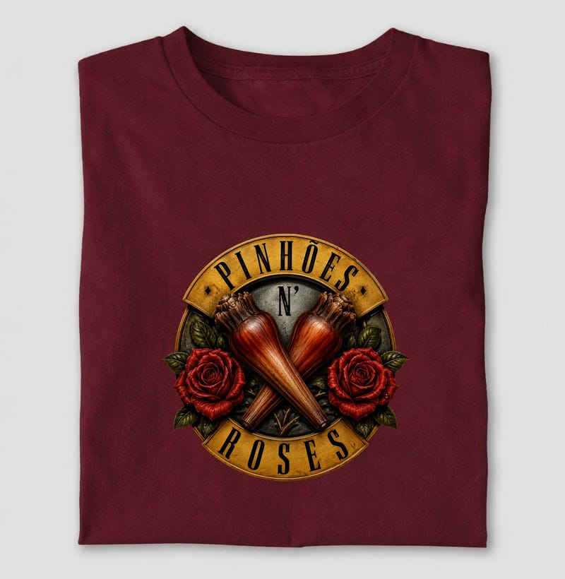 Pinhões N’ Roses, Emblema com pinhão e rosas