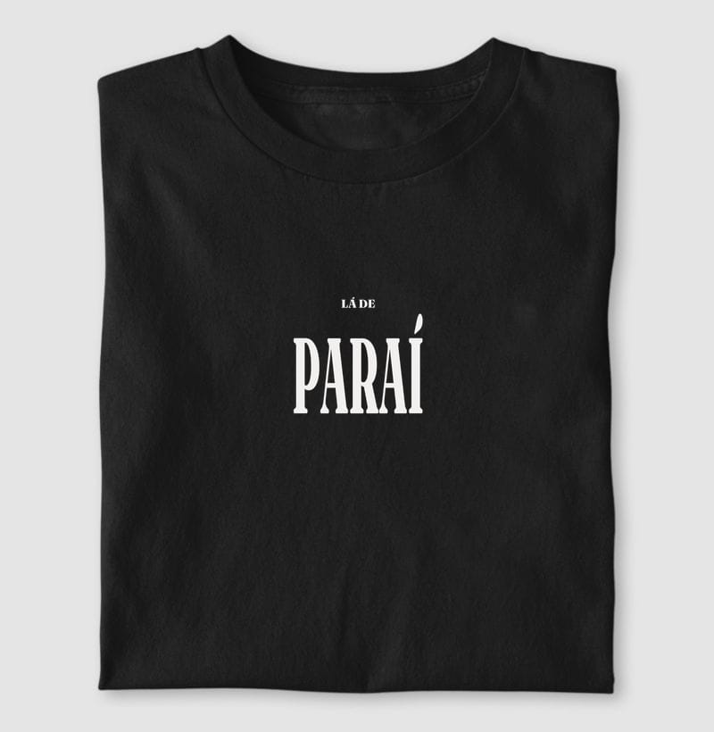 Camiseta Tipografia de Paraí