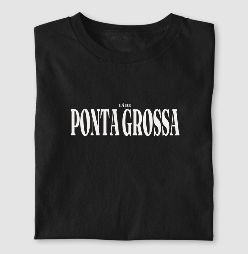 Camiseta Tipografia de Ponta Grossa
