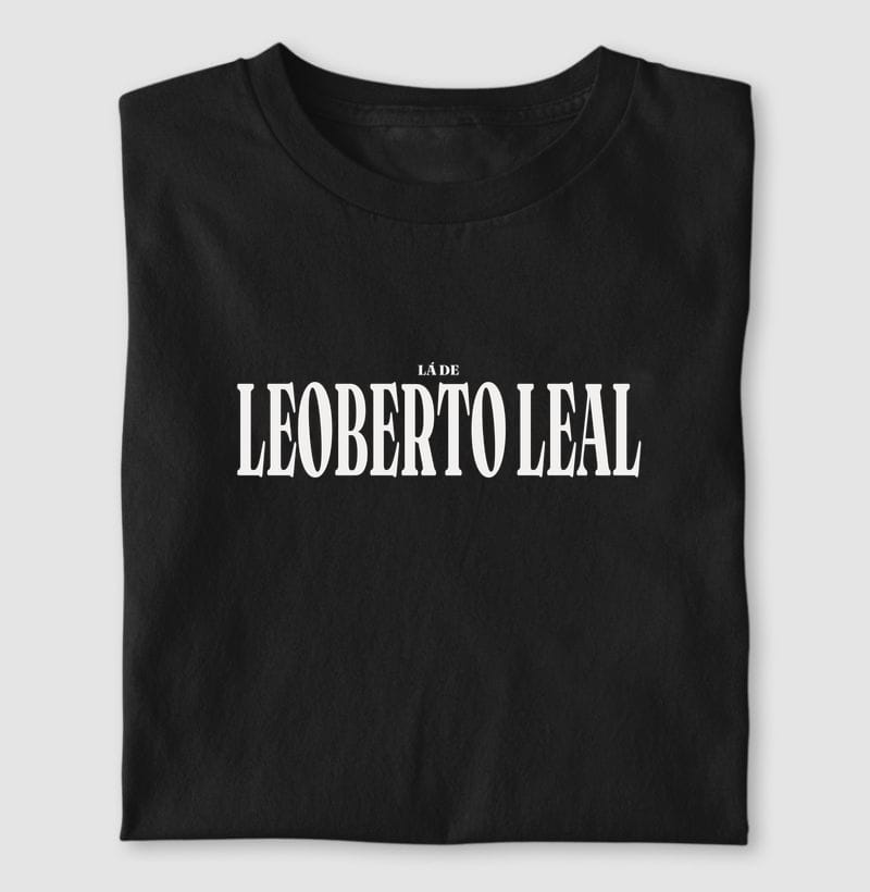 Camiseta Tipografia de Leoberto Leal