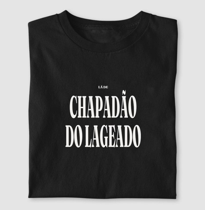 Camiseta Tipografia de Chapadão do Lageado