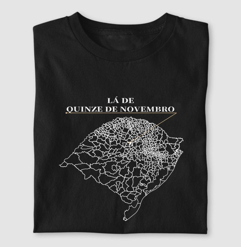 Camiseta Ponto de Origem de Quinze de Novembro