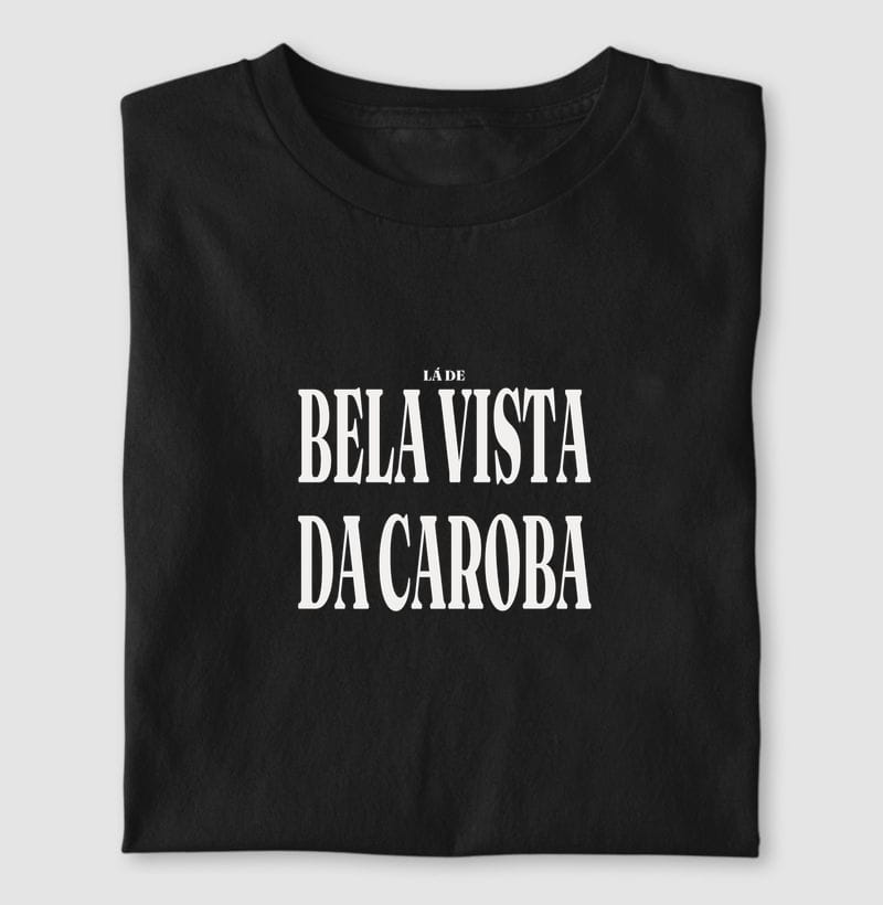 Camiseta Tipografia de Bela Vista da Caroba