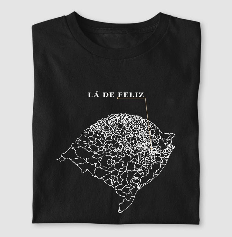 Camiseta Ponto de Origem de Feliz