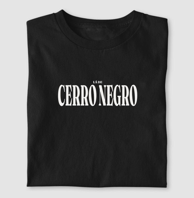 Camiseta Tipografia de Cerro Negro