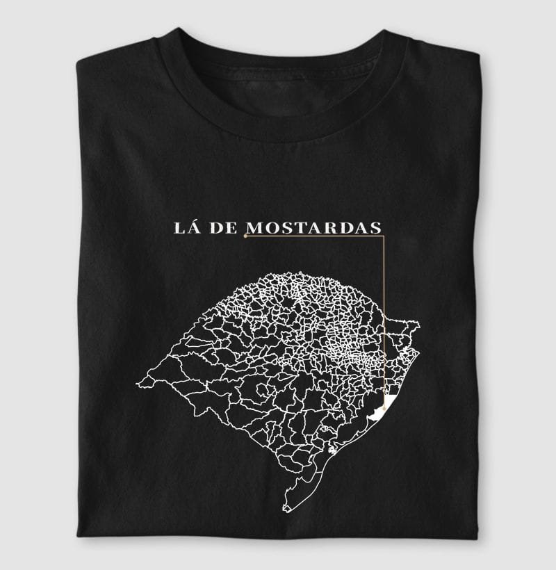 Camiseta Ponto de Origem de Mostardas