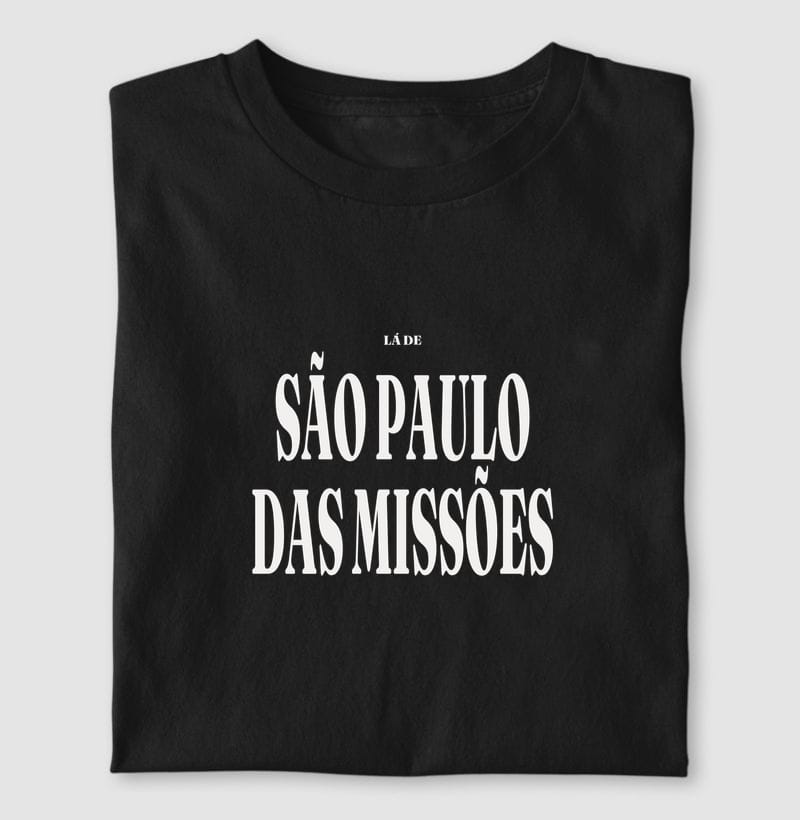 Camiseta Tipografia de São Paulo das Missões