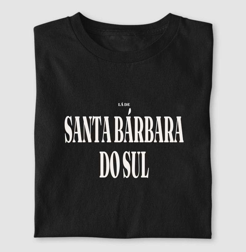 Camiseta Tipografia de Santa Bárbara do Sul