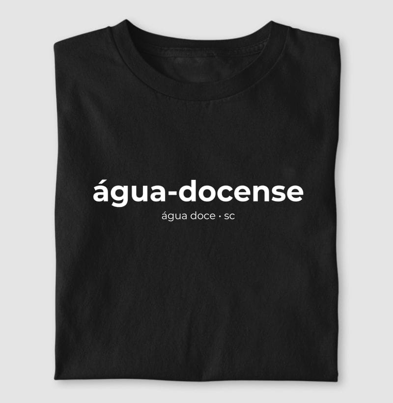 Camiseta Gentílico de Água Doce