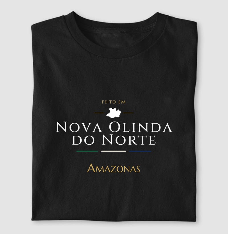 Camiseta Feito em de Nova Olinda do Norte