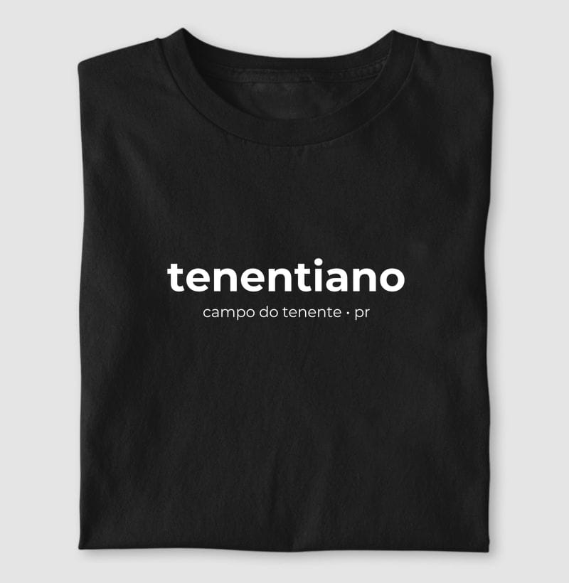 Camiseta Gentílico de Campo do Tenente