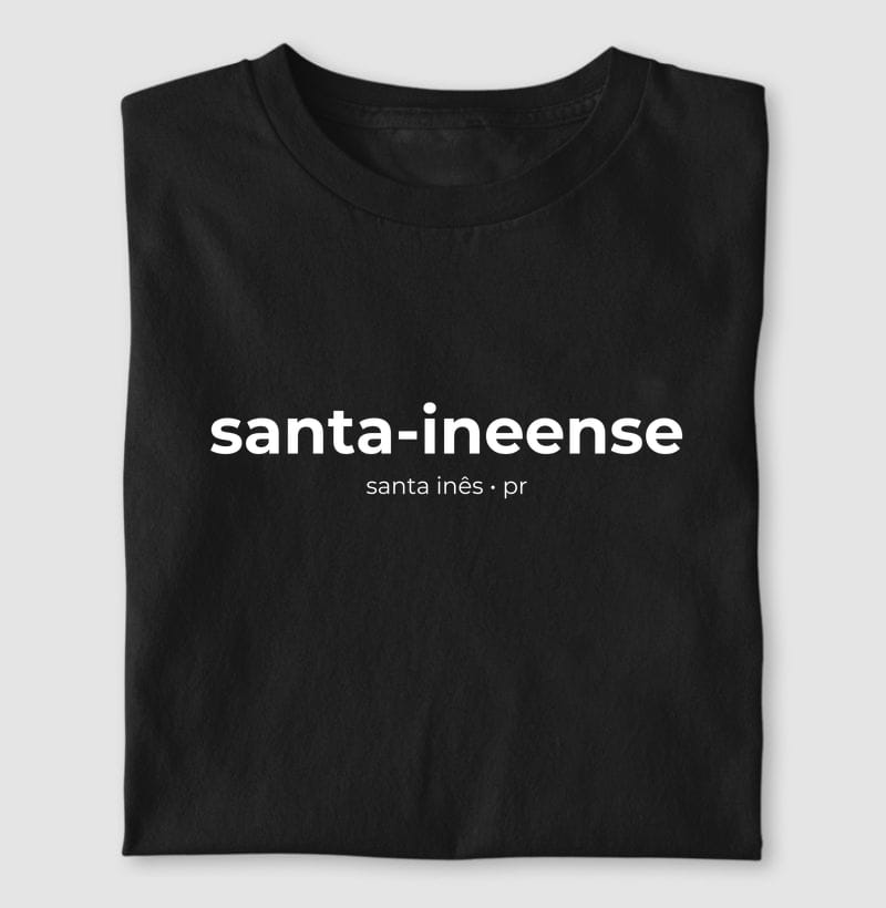 Camiseta Gentílico de Santa Inês