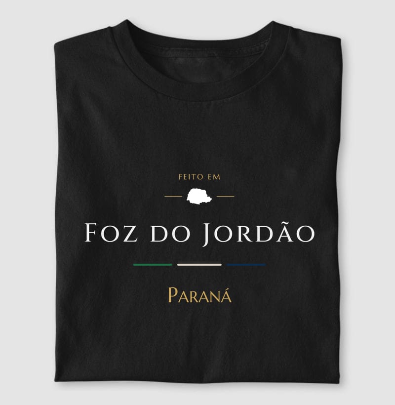Camiseta Feito em de Foz do Jordão