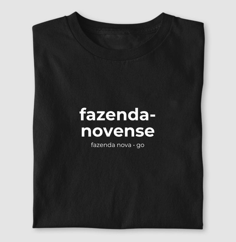 Camiseta Gentílico de Fazenda Nova