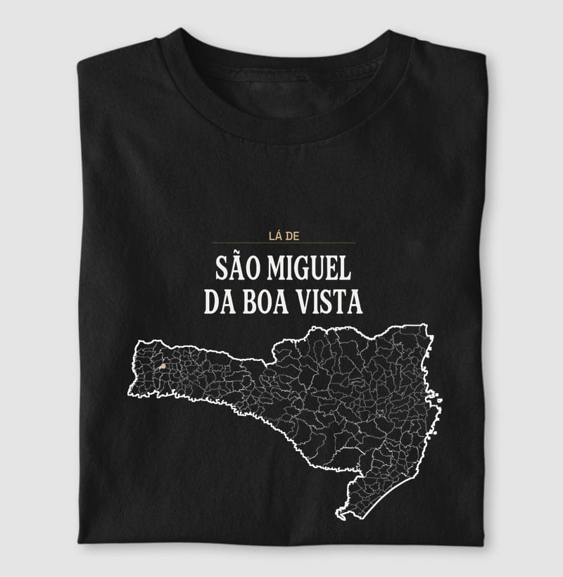 Camiseta Território de São Miguel da Boa Vista