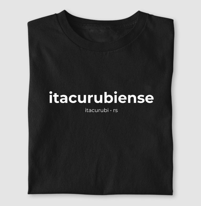 Camiseta Gentílico de Itacurubi