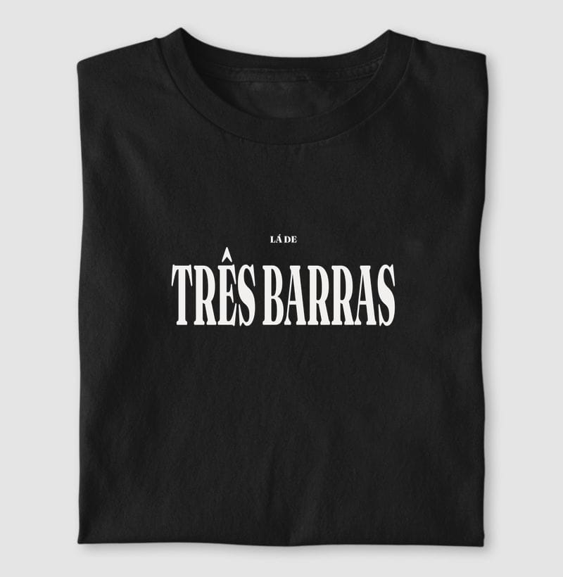 Camiseta Tipografia de Três Barras