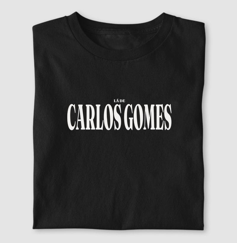 Camiseta Tipografia de Carlos Gomes
