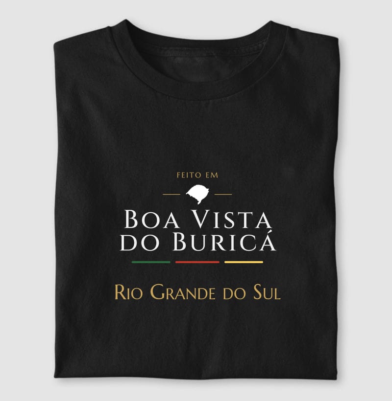 Camiseta Feito em de Boa Vista do Buricá