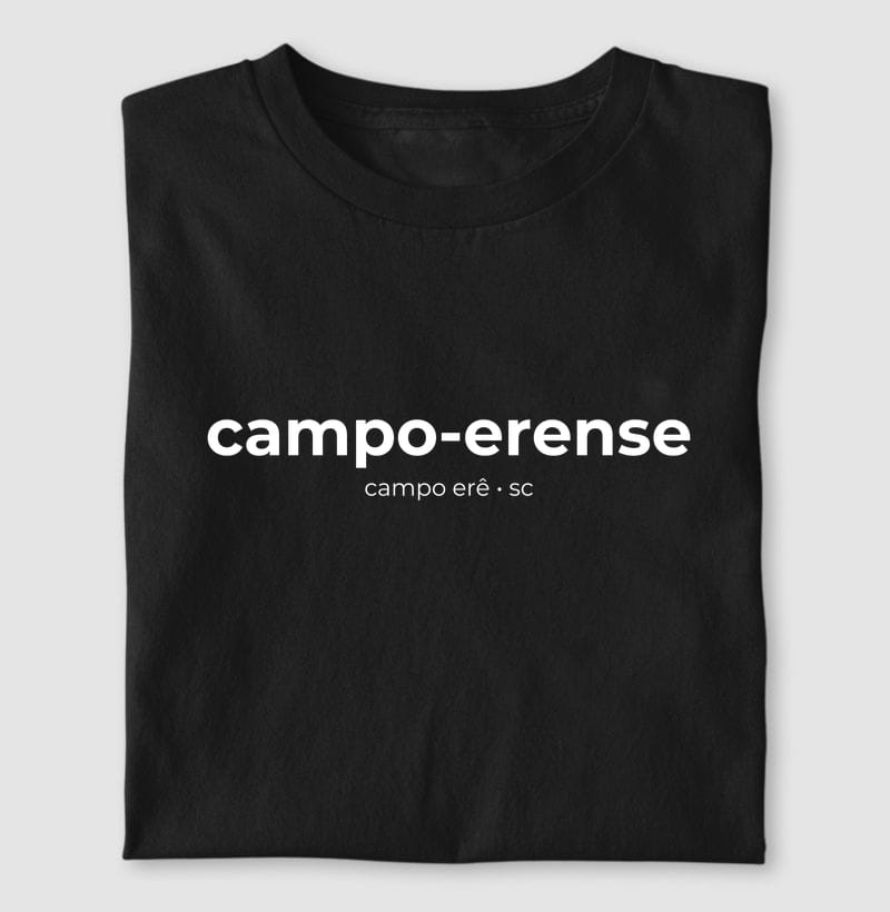 Camiseta Gentílico de Campo Erê
