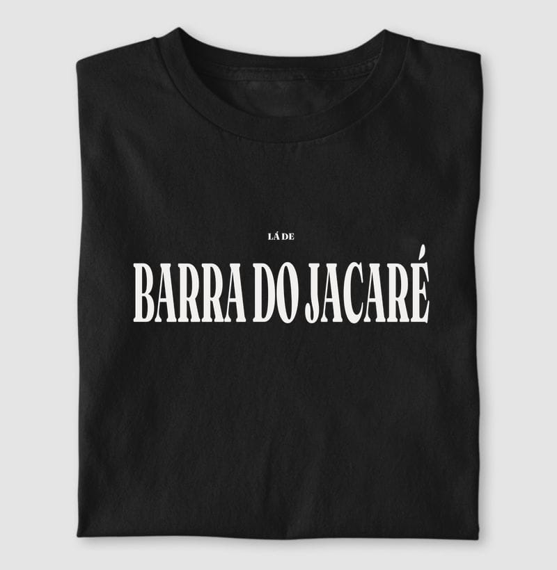 Camiseta Tipografia de Barra do Jacaré