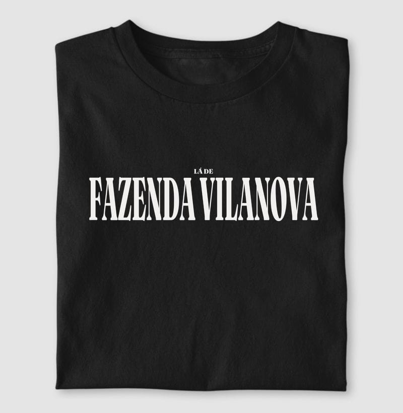 Camiseta Tipografia de Fazenda Vilanova
