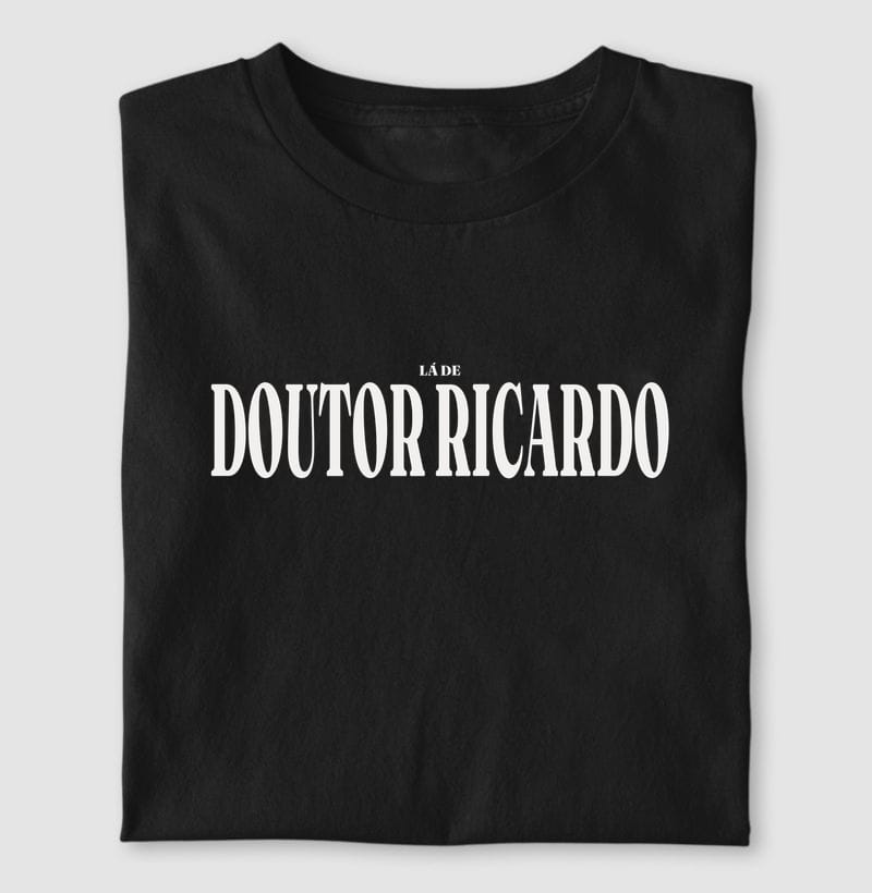 Camiseta Tipografia de Doutor Ricardo