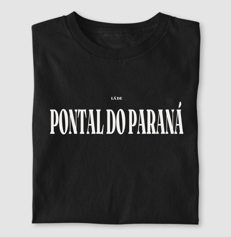 Camiseta Tipografia de Pontal do Paraná