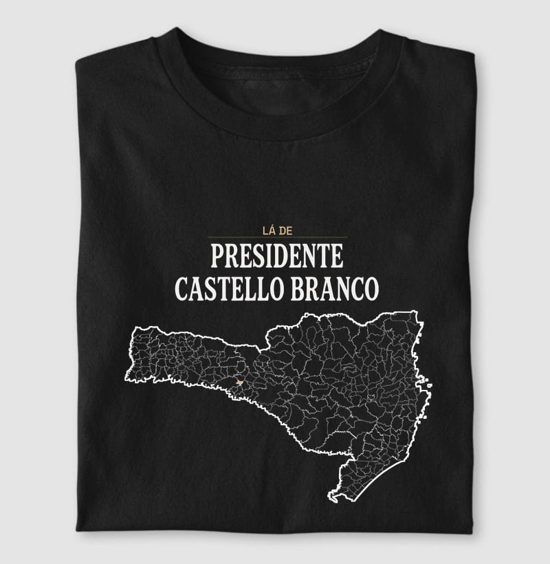 Camiseta Território de Presidente Castello Branco
