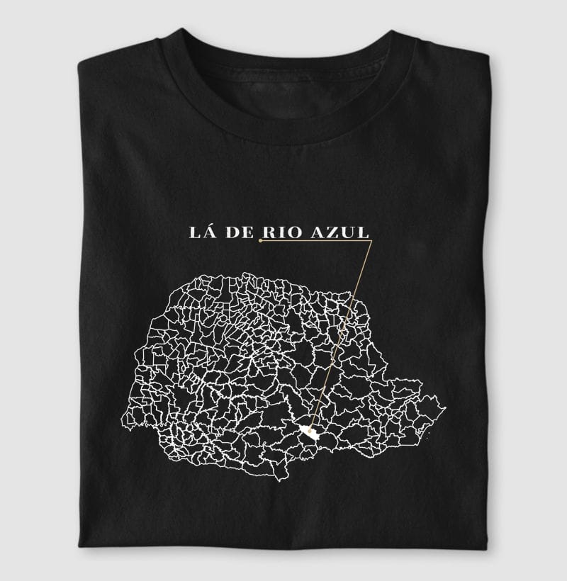 Camiseta Ponto de Origem de Rio Azul