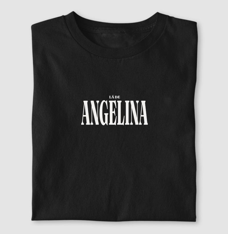 Camiseta Tipografia de Angelina