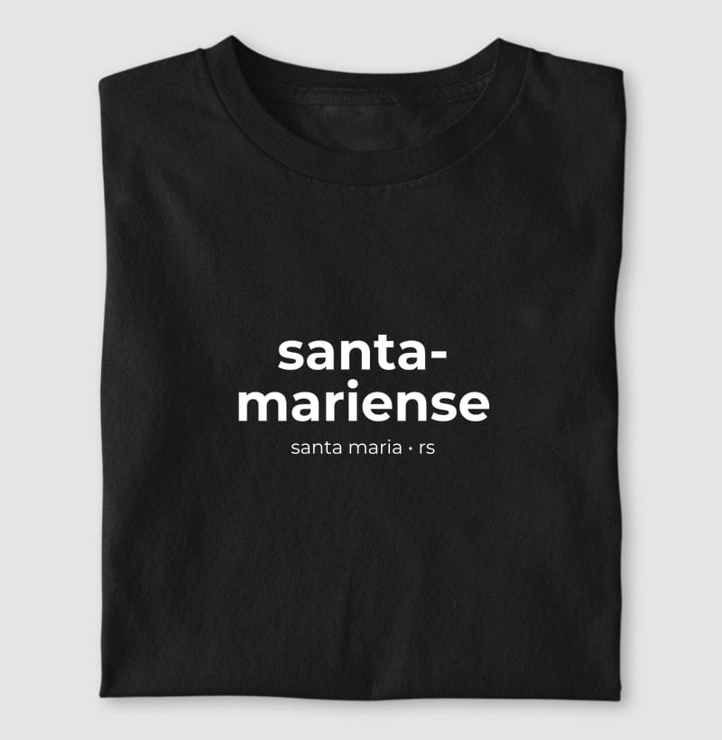 Camiseta Gentílico de Santa Maria