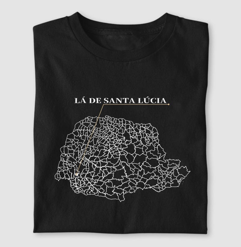 Camiseta Ponto de Origem de Santa Lúcia