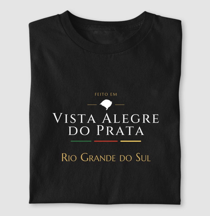Camiseta Feito em de Vista Alegre do Prata