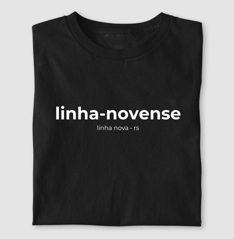 Camiseta Gentílico de Linha Nova