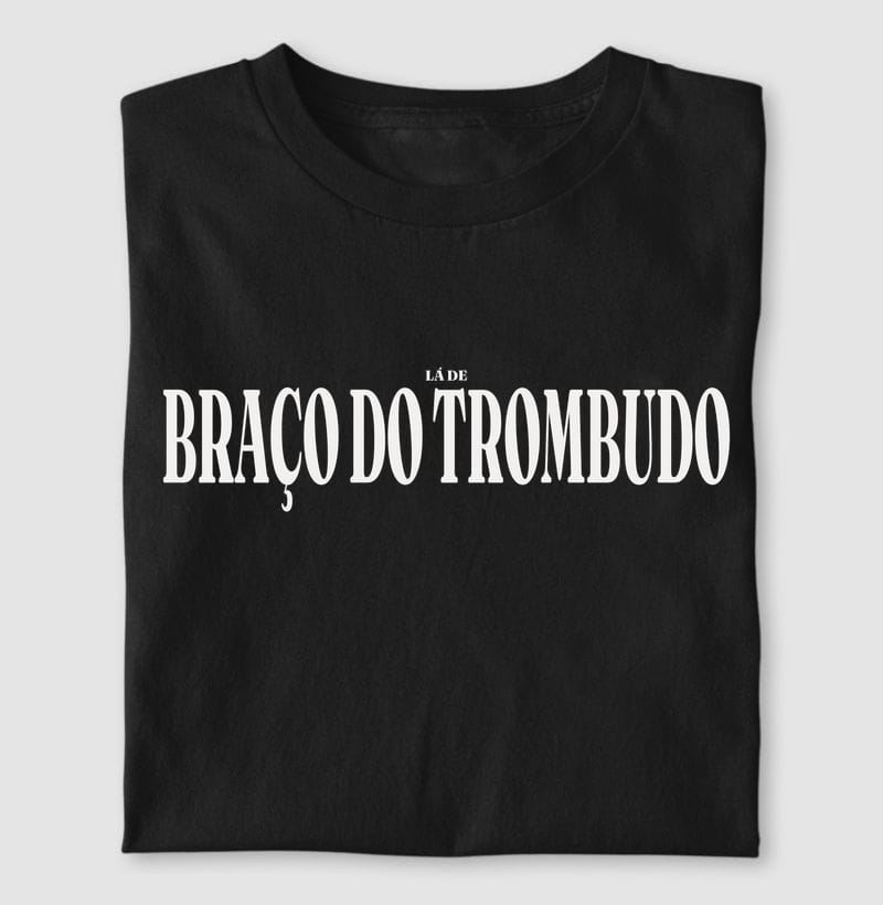 Camiseta Tipografia de Braço do Trombudo