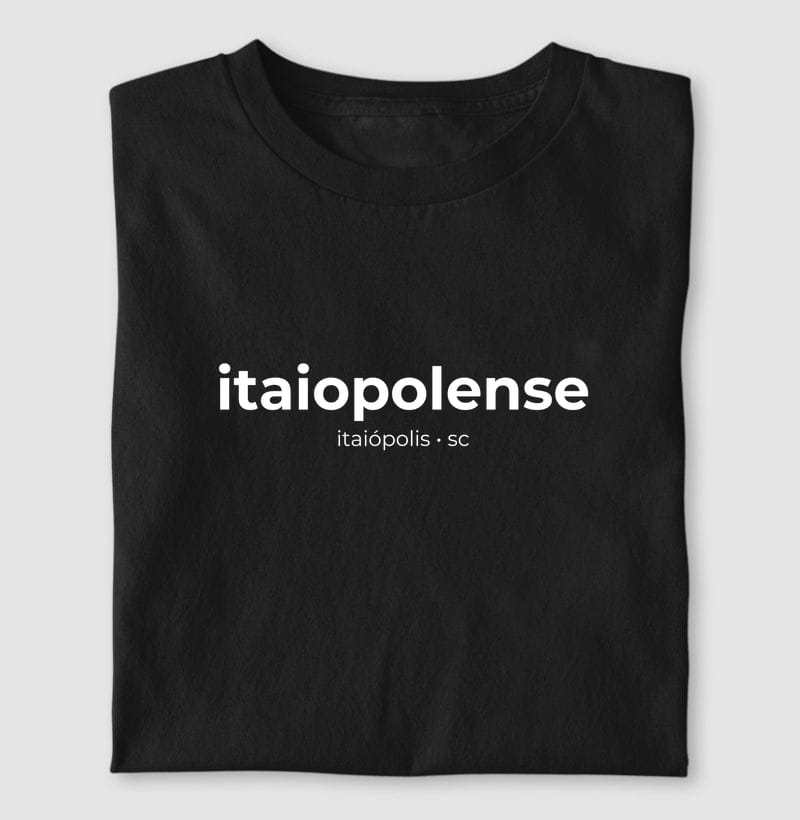 Camiseta Gentílico de Itaiópolis