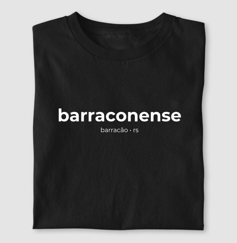 Camiseta Gentílico de Barracão