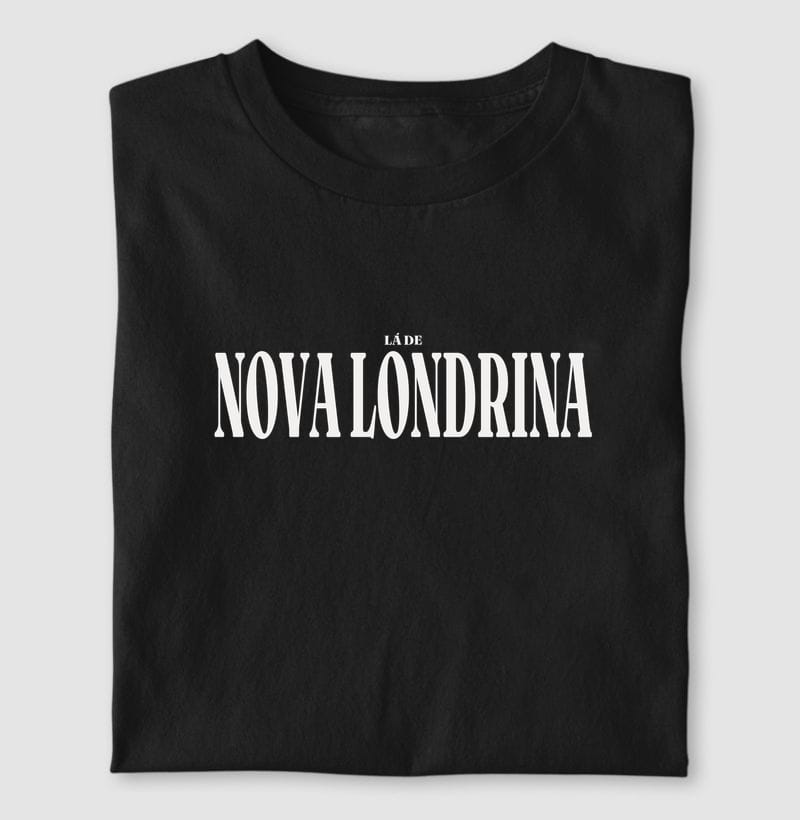 Camiseta Tipografia de Nova Londrina